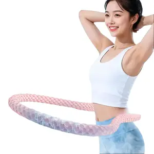 New Quiet Cooling Soft Spring weighted Hula  with Laser Welding Technology for  Yoga Training Indoor Use Multi-Functional Home Gym Equipment abdominal workout  infinity fitness hoop