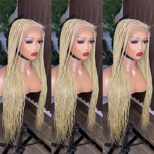Blonde Braided Wig - Stylish Hair Accessory, Lightweight and Durable Design, Perfect for Everyday Wear