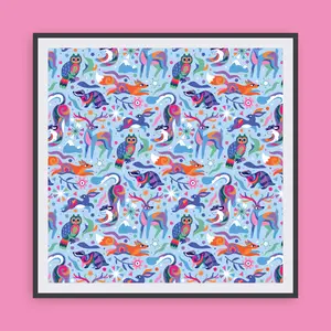 Arctic Friends Canvas