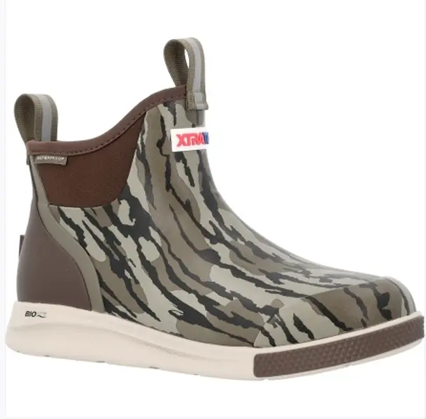Men's Ankle Deck Boot 6" Sport - Mossyoak Bottomland