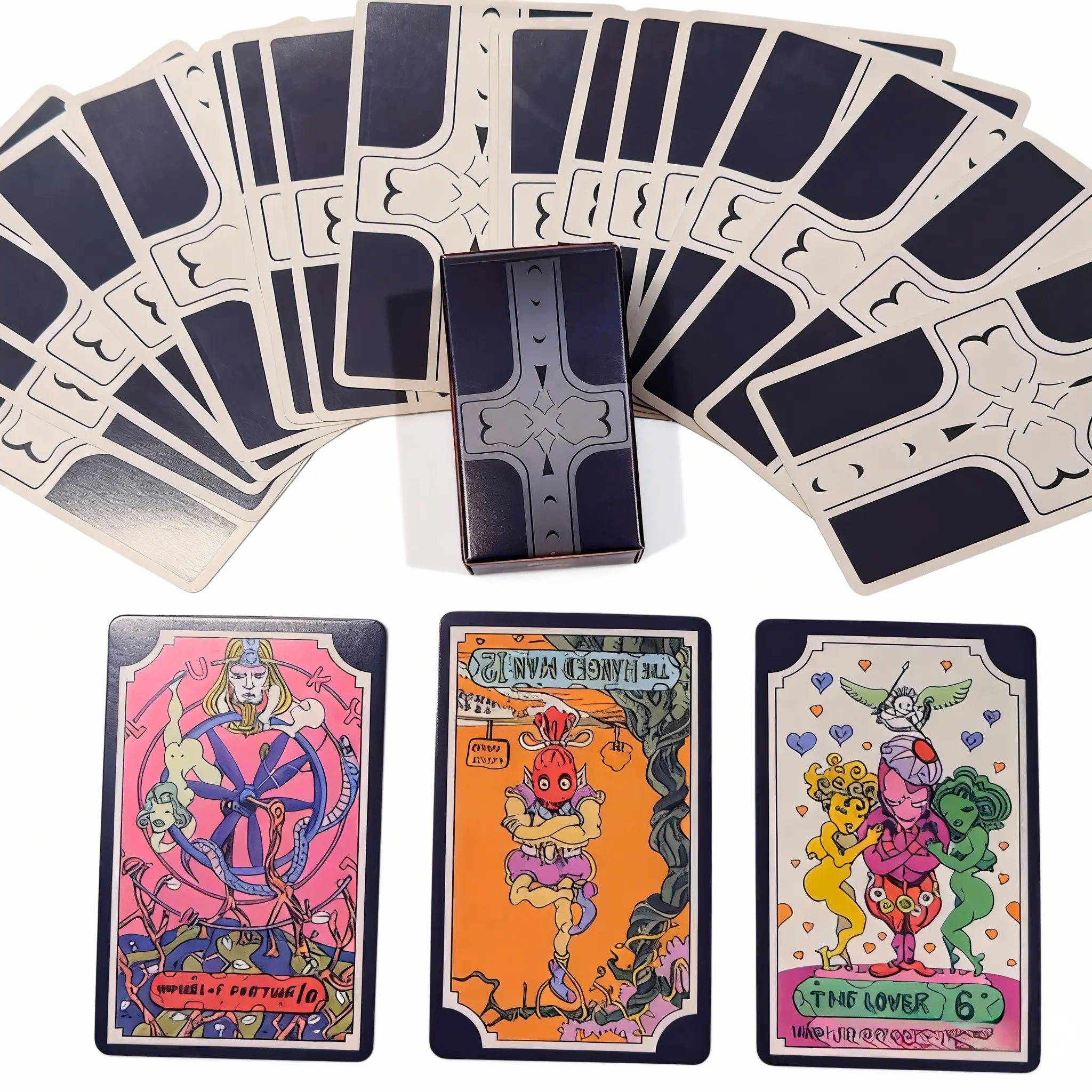 A JoJo's Bizarre Adventure Fashion Accessories board game/card game with tarot reading and battle modes. Each card is a collectible fragment of the JoJo universe!
