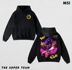 Limited Metal Sonic Bad Future T-Shirt – Sonic the Villain Graphic Tee, Cyberpunk City Design, Vintage Washed Oversized Shirt, Heavy Cotton Streetwear, Unisex