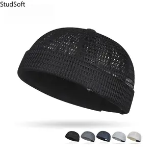 New Summer Style: Breathable, Large-Mesh Brimless Skullcap — Adjustable Hip-Hop Hat for Men and Women