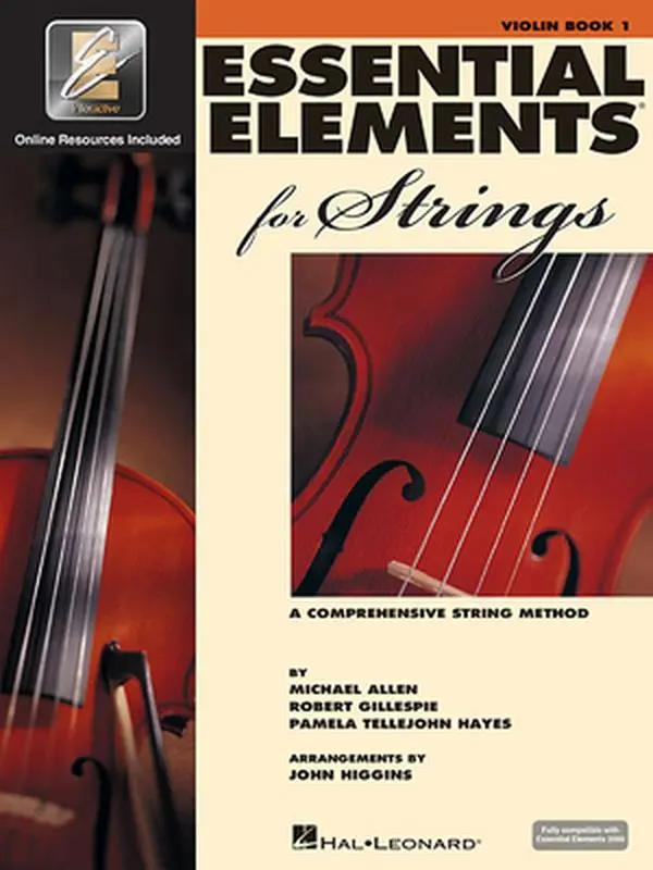 USED Book - Essential Elements for Strings - Violin Book 1 with Eei Beginner Violin Method Book with Online Mu by Gillespie, Robert (Paperback) - english