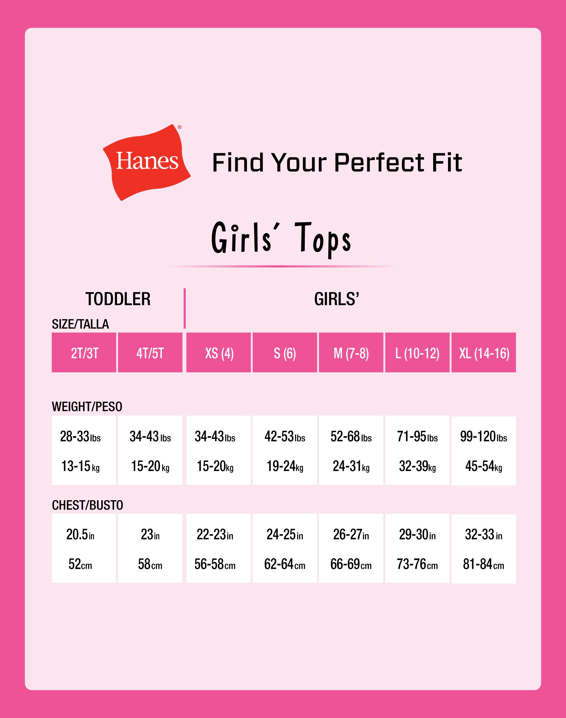 Hanes Originals Girls' SuperSoft Tank, 3-Pack