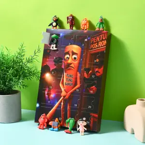 3D Sahur/Iftar Countdown Calendar - "Tung Tung Tung" with 24 Collectible Characters, Dutch-Indonesian Folk Art Style for Ramadan & Eid, a Festive Holiday Tracker & Gift