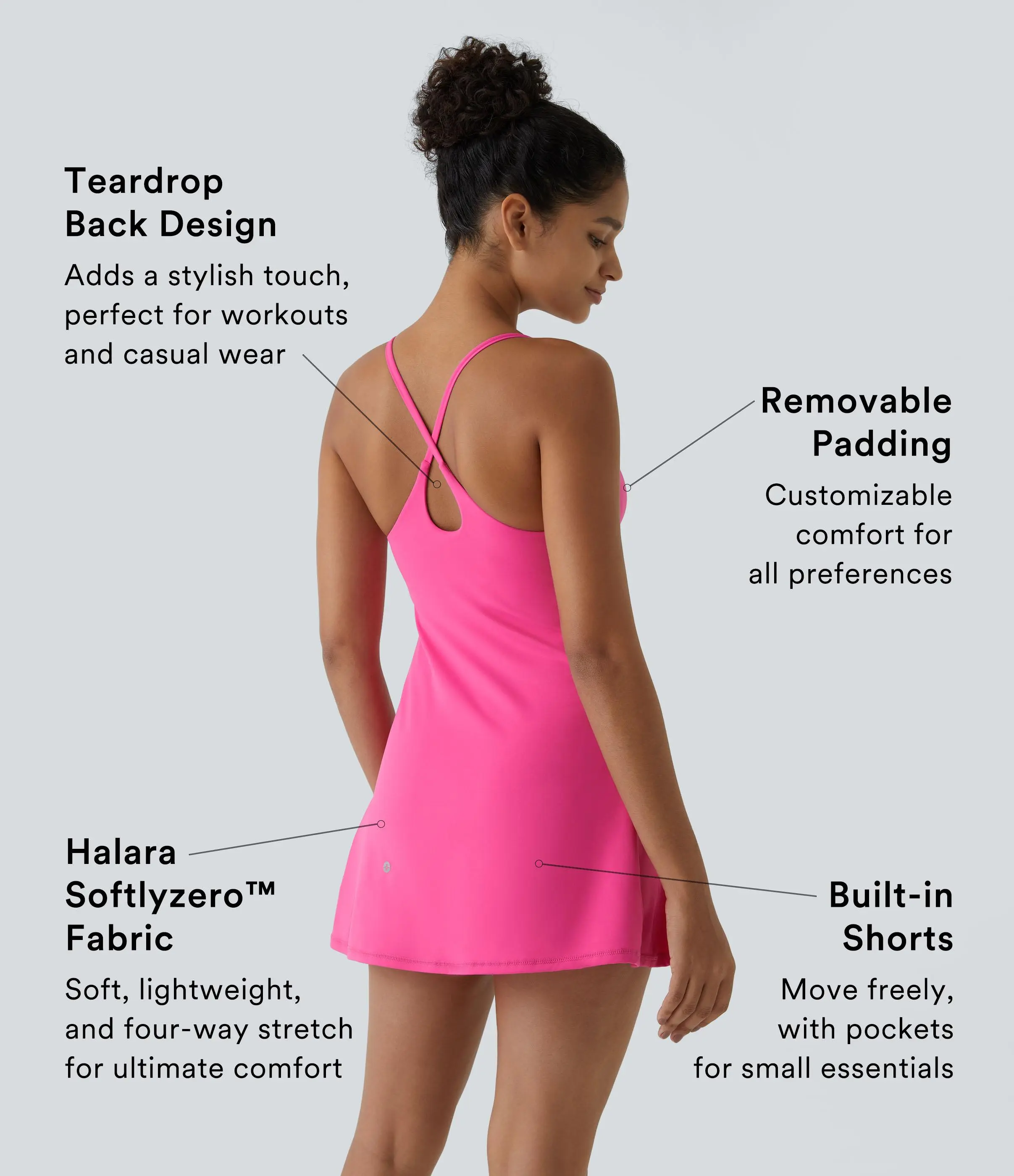 Halara Softlyzero Plush Backless Active Dress-Easy Peezy, Spring Dresses, Dance Dresses for Women #SwimWeek Halara Softlyzero Plush Backless Active Dress-Easy Peezy, Spring Dresses, Dance Dresses for Women #SwimWeek