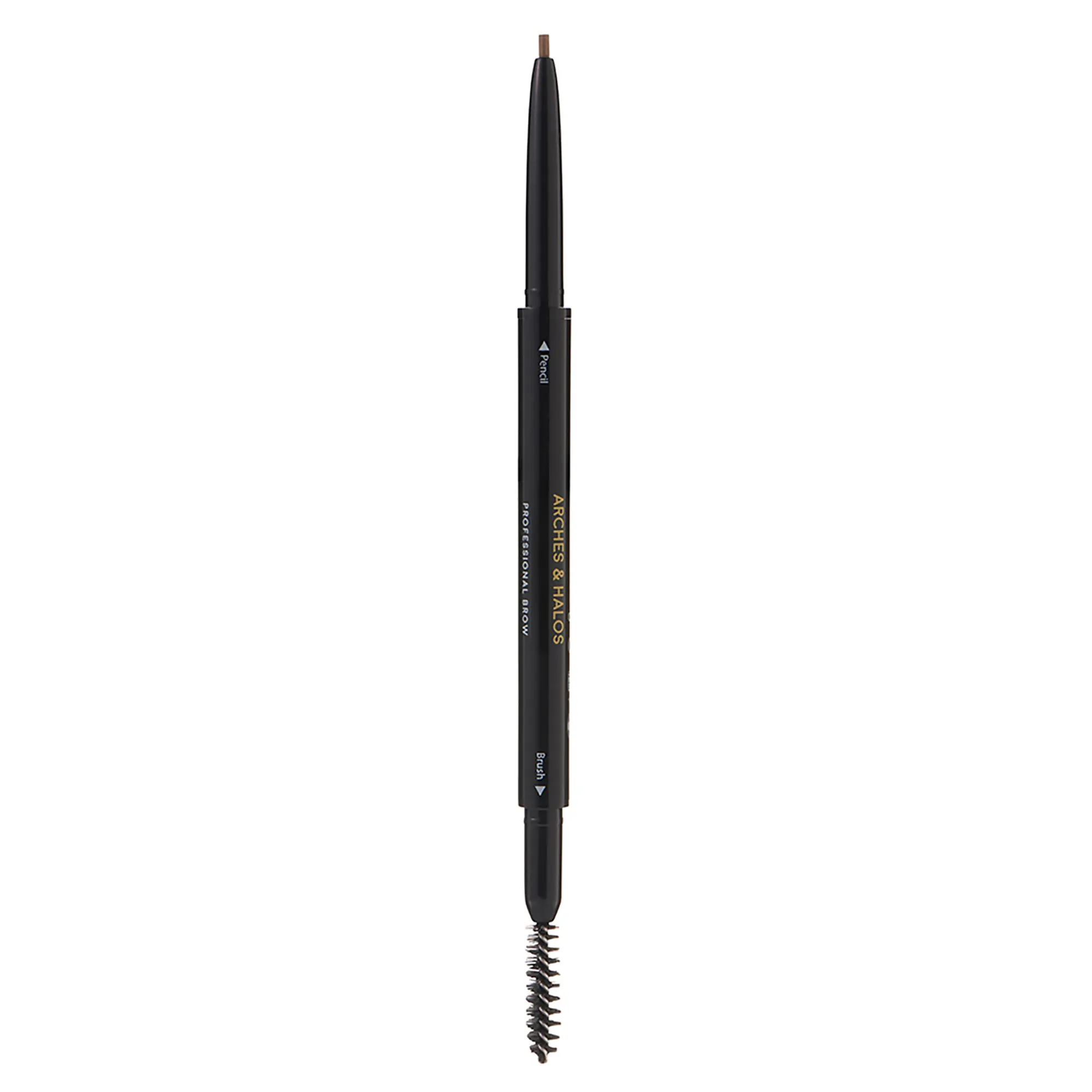 Micro Defining Brow Pencil - Warm Brown by Arches and Halos for Women - 0.003 oz Eyebrow Pencil