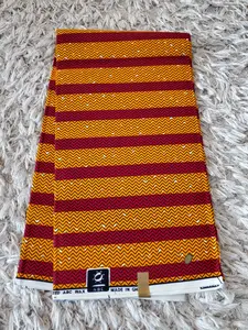 Yellow Ankara Print Fabric