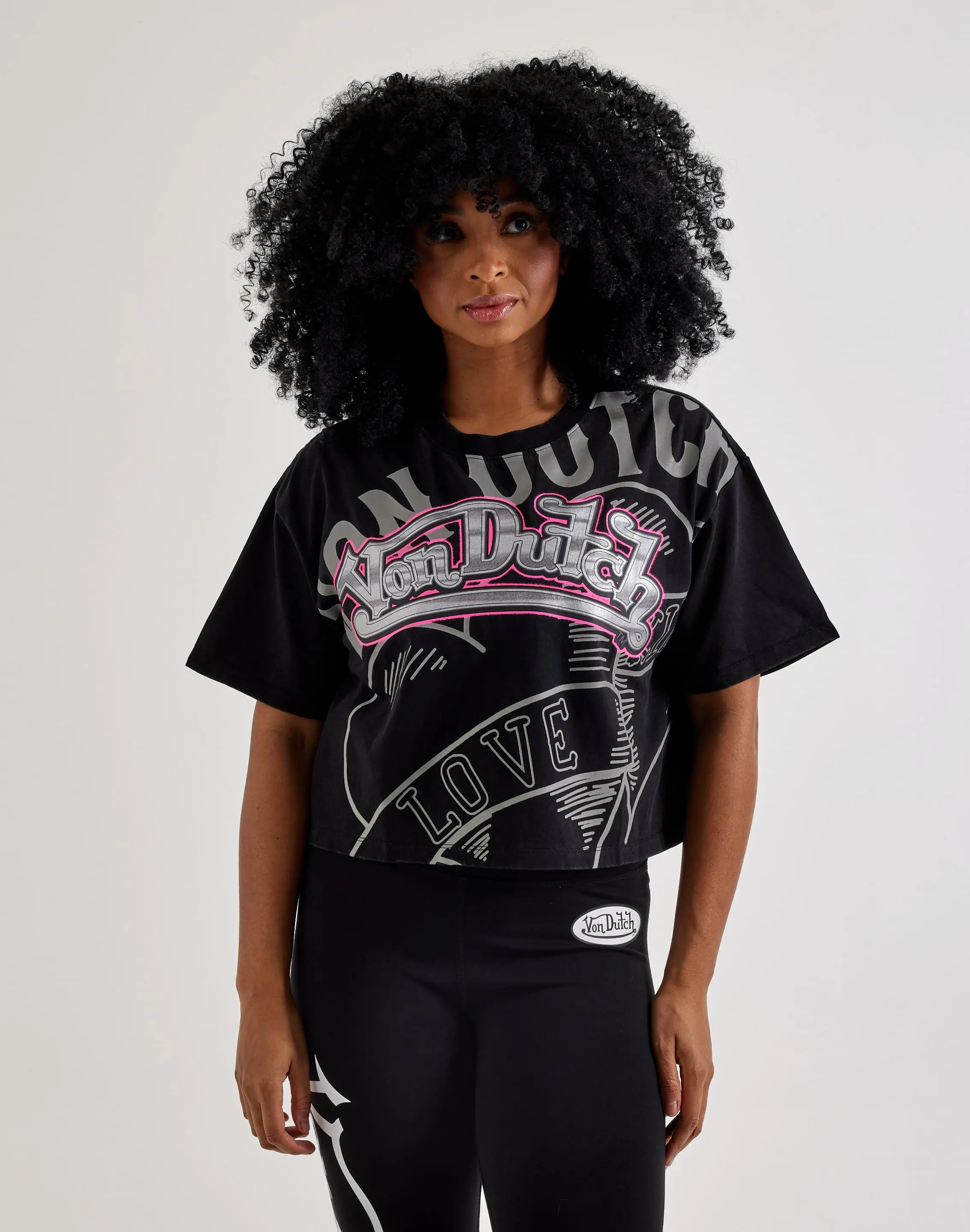 Womens Von Dutch Love Boyfriend Tee