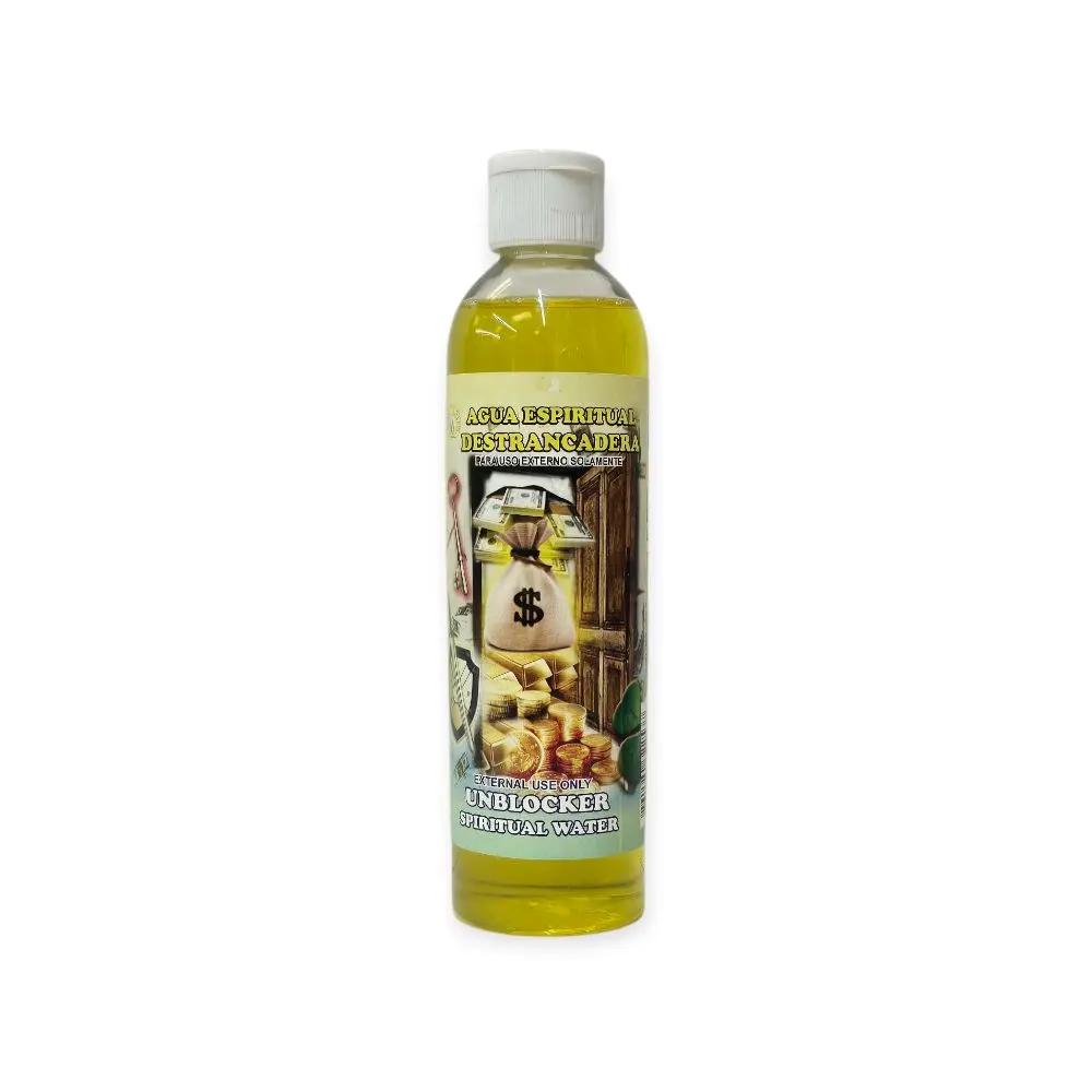 8 oz Unblocker Spiritual Cleansing Water - Removes Energetic Blockages & Obstacles, For Prosperity, Positive Energy, Deep Cleansing Rituals, Use When Stuck or Stagnant, Unisex Fragrance, Removes Energetic Obstacles, Spiritual Water