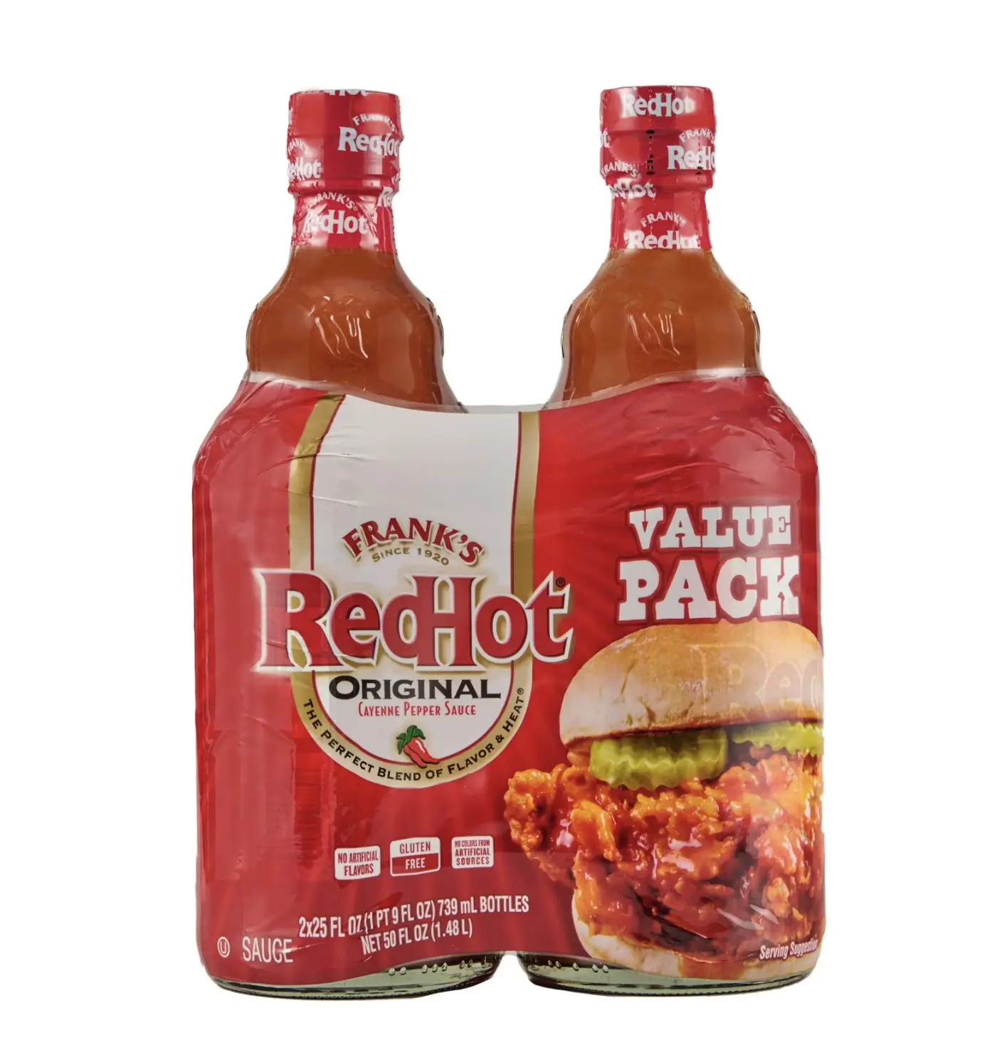 Frank's RedHot Original Cayenne Pepper Hot Sauce, 25 oz., 2 pk.