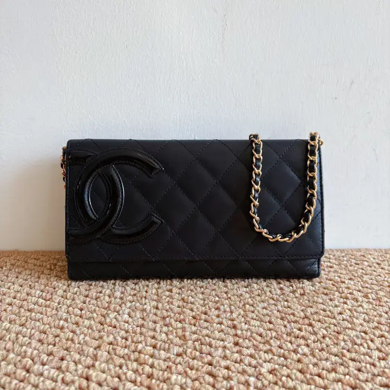 ‮ LENAHC  ‬  Classic Compact WÒС Black Bag HandbagDetachable Strap Included Convertible Crossbody Bag| Good Condition