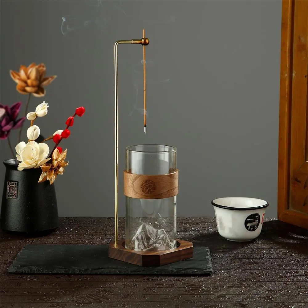 Wooden Hanging Incense Burner, Creative Incense Burner Holder, Incense Burner for Home Office Decor, Home Fragrance Supplies, Fragrance Diffuser, Home Fragrance Products