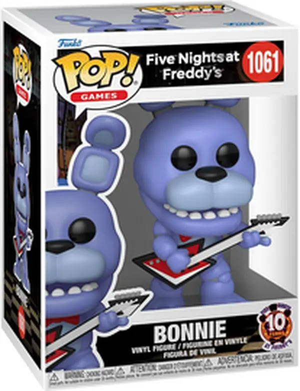 Funko Pop! Five Nights at Freddy's 10th Anniversary - Bonnie #1061  Collectible Pop Vinyl Figure