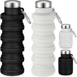 [Collapsible | Lightweight] Collapsible Silicone Water Bottle |   Lightweight, Portable, Hygienic |   Gym, Camping, Outdoor Hydration