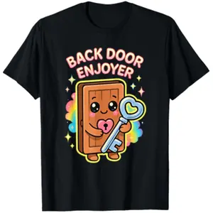 Backdoor Enjoyer Raunchy Funny Airport Vacation Men Women T-Shirt