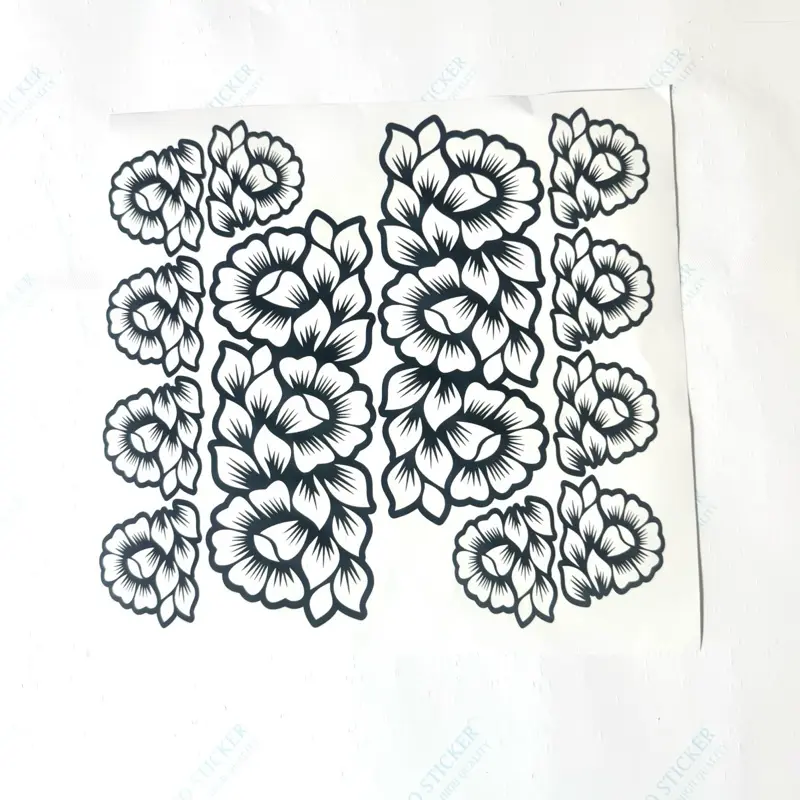 Mehndi Stencils and Henna Sticker Sheets for Temporary Tattoos, Unscented Outlines for Clean Designs on Fingers & Backhands for Adults, Tattoo Outlines, Glitter Tattoos