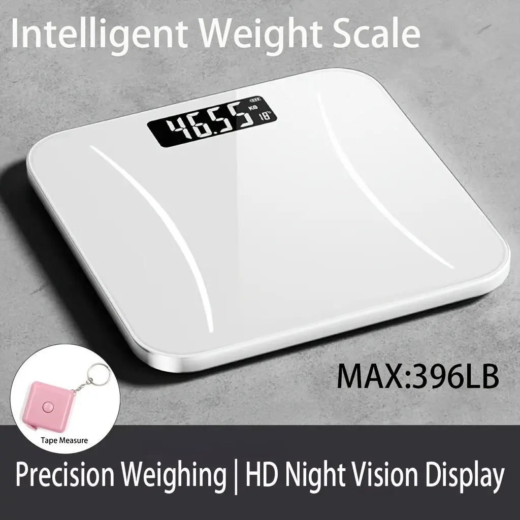 Smart Bluetooth-compatible Body Fat Scale, Body Composition Scale, High Precision Electronic Health Monitor, Supports APP Sync, Home Use, Dormitory, Weight Loss