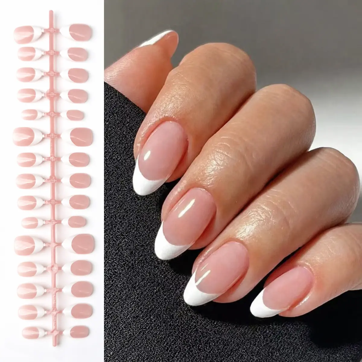 French Jelly Gel Nail Polish, Sheer Nude Glossy Finish, Natural Looking Manicure Color for Trendy Women Nail Art