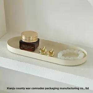 Large Capacity Decorative Tray for Home Office Entryway with Smooth Surface Ideal for Organizing Keys Candles Jewelry and Aromatherapy Supplies