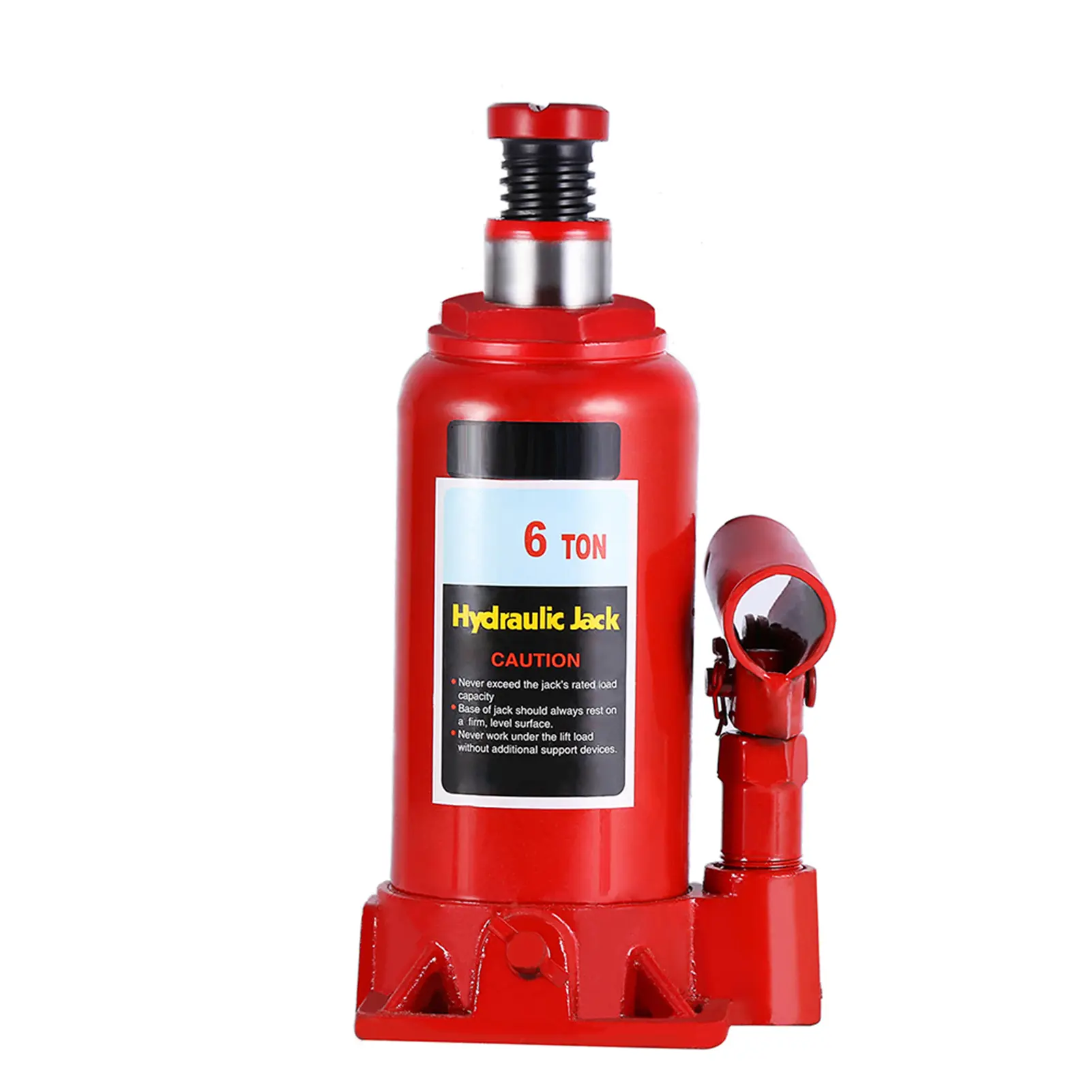 6T Heavy Duty Hydraulic Jack - Height Adjust Vehicle Lift for Car, Van, Caravan Automotive Repair