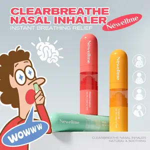 Newellme Nasal Stick - Super Potent Essential Oil Vapors, Powerfully Boost Energy, Combat Fatigue & Refresh Your Mind Fitness