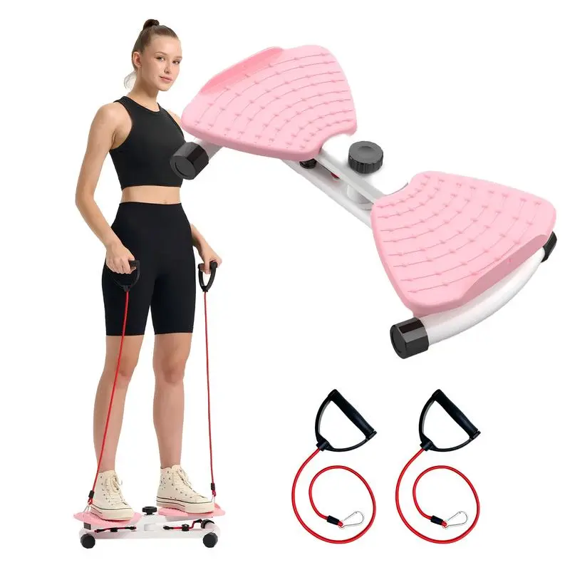 Waist Twist Machine Ab Training 300 lbs Capacity Ab Board for Women Core Workout Equipment Portable Waist Toner for Aerobic Exercise Home Gym Cardio