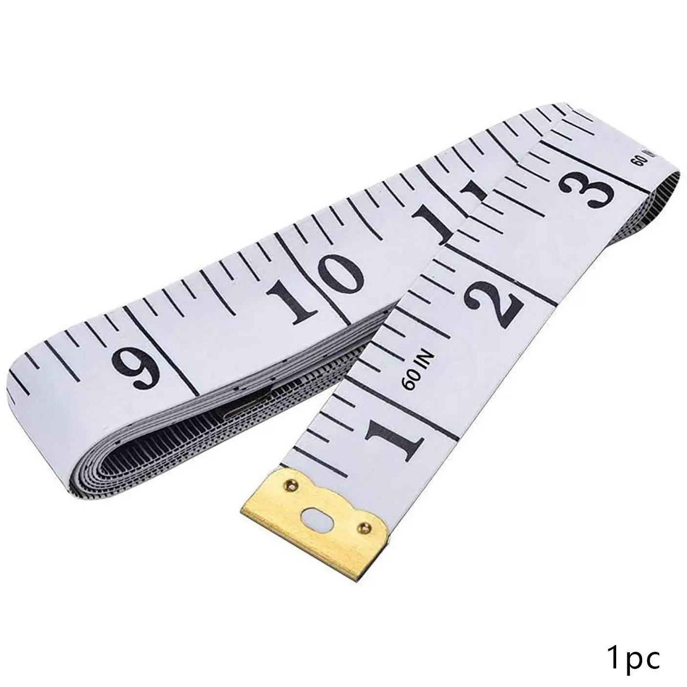 Double Sided Soft Ruler, 1 Count 60 Inch/150cm Double Sided Body & Hat Size Measuring Ruler, Sewing Project Supplies for Tailor & Handmade Need, Sewing Supplies Crafts, Gifts for Girlfriend, Soft Tape Measure, Durable Tape Measure, Sewing Tools
