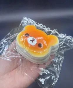 Water textured super soft pancake bear taba squishy