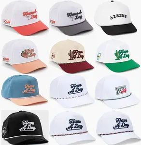Full Collection Breezy Golf "Have A Day" Limited Edition Rope Hat Series | Premium Golf Streetwear Cap | Luxury Embroidered Snapback | Multi-Style Summer Collection | Unisex Performance Hat