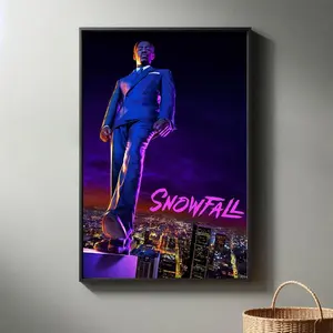 Snowfall (2017) TV Poster | High Quality  Print I 2024 Movie Poster | Modern Room Decorative Arts | Popular Film Gift