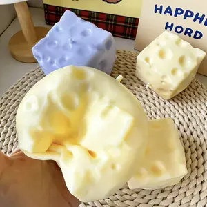 High Aesthetic Stress Relief Toy, Cheese Squeeze Moldable Slow Rebound Toy, Fun and Relaxing Sensory Plaything for Kids and Adults, Desktop Stress Reliever