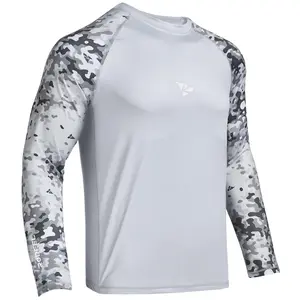 RODEEL 910 Long Sleeve Shirts Men UPF 50+ Sun UV Protection Lightweight Quick Dry Moisture Wicking Breathable Cooling Activewear for Outdoor Sport Gym Workout Hiking Camping Running Fishing Boating Construction Landscaping Tops, Holiday Gift