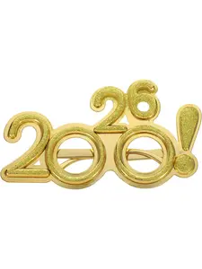 2026 New Year Party Glasses, Plastic 2026 Number Eyeglasses, Happy New Year’s Eve Party Favors, Photo Booth Props