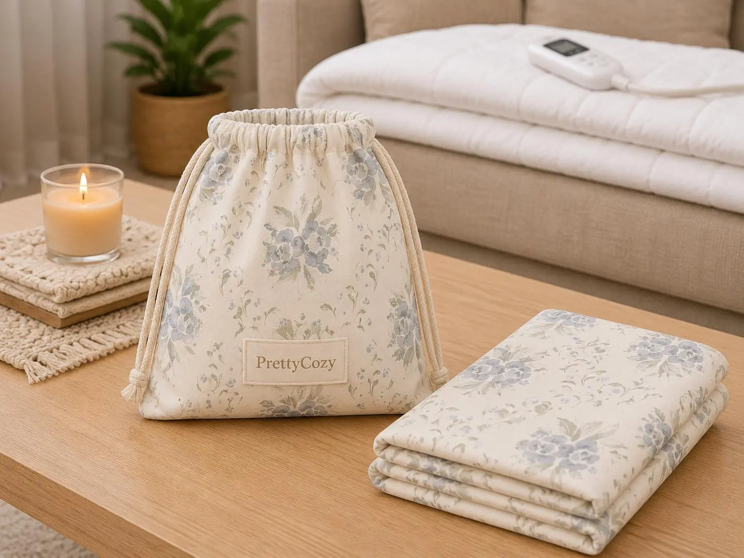 Pre-Order The PrettyCozy Heated Blanket Bundle- 1 Cover + 1 Insert