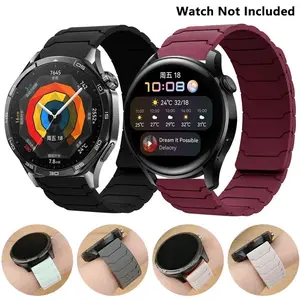Silicone Magnetic Loop Watch Band (Band Only), 18mm 20mm 22mm Smart Watch Band, Wearable Accessories Compatible with Samsung Galaxy Watch, Smartwatch Strap, Watch Straps