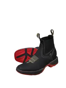 A&A MENS BOOTS, ESTILO JESUS, BOTIN PARA CABALLERO, SUELA DOBLE DENSIDAD, PIEL NOBUCK, LIGERO.