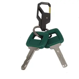 Volvo Heavy Equipment Ignition Key Laser Cut Heavy Equipment Ignition Key 11039228 for Volvo Articulated Hauler Models A25D A35C A35D A40 A40D,2 Keys with exquisite Keychain