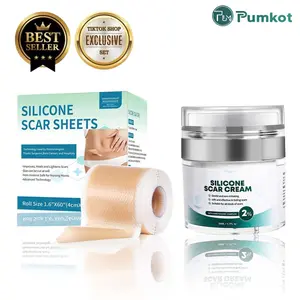 PUMKOT Professional Scar Beauty Set | Silicone Scar Sheets+ Retinol Hydrating Firming Cream(Scar Cream) | Firming, moisturizing, facial care,Skin Care Tools Recommended by Koreans
