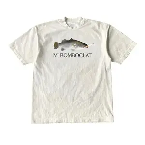 Bomboclat Fish Meme Vintage Style Shirt, Funny Fish Tee, Mi Bomboclat Shirt, Fisher Unisex T-Shirt, Silly Fish Gag Y2k Shirt Streetwear Cotton