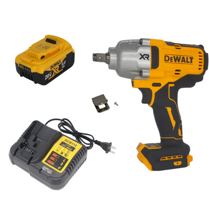 Dewalt Cordless Impact Wrench - DCF900, 20V, 850 Nm High Torque,  Multi-Speed, 1/2" Inch Drive, Hog Ring Anvil, for Automotive & Industrial Tasks