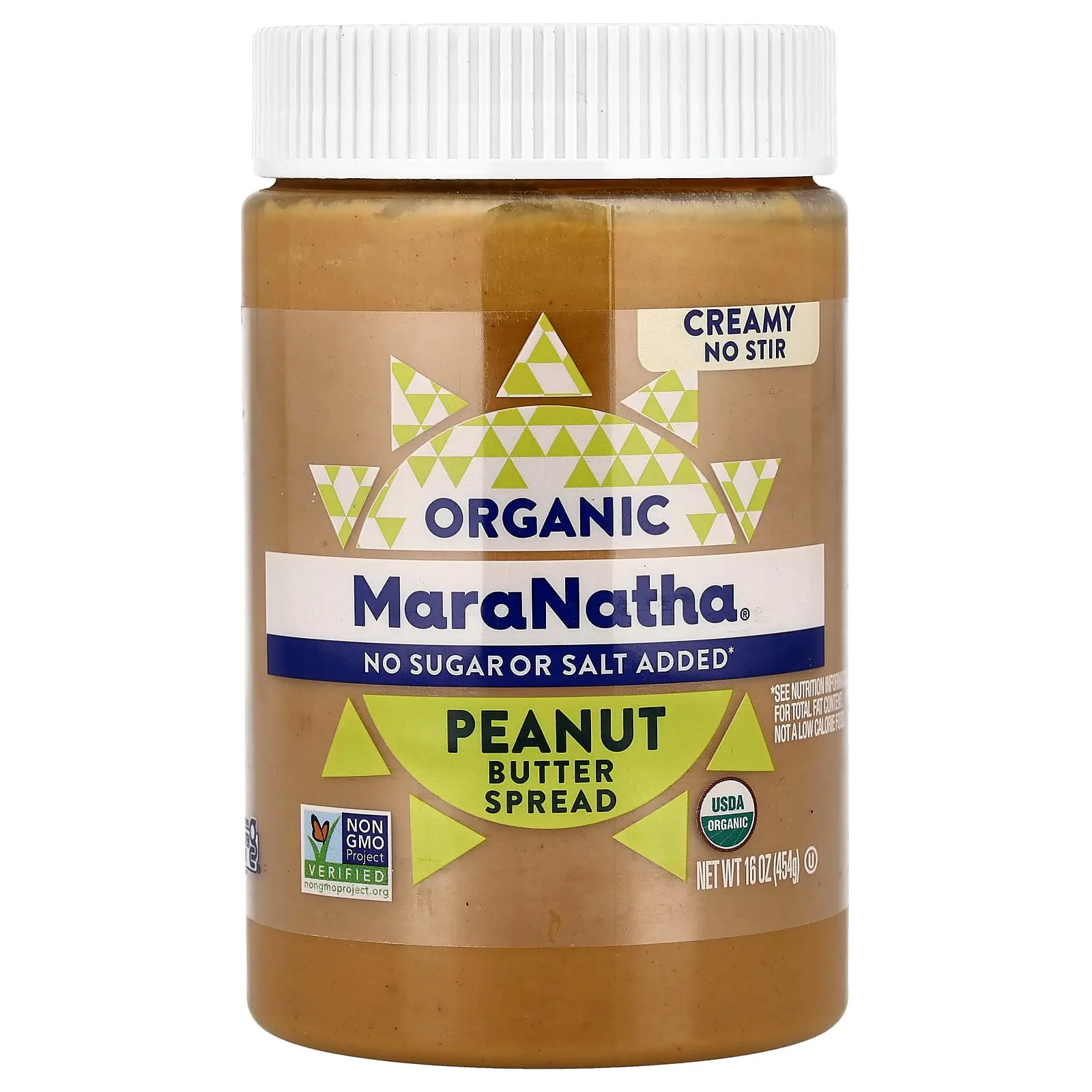 MaraNatha Organic Peanut Butter Spread, Creamy, 16 oz (454 g)
