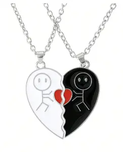 Silver Friendship Necklace - Simple Design for Versatile Use - Ideal for Expressing Friendship