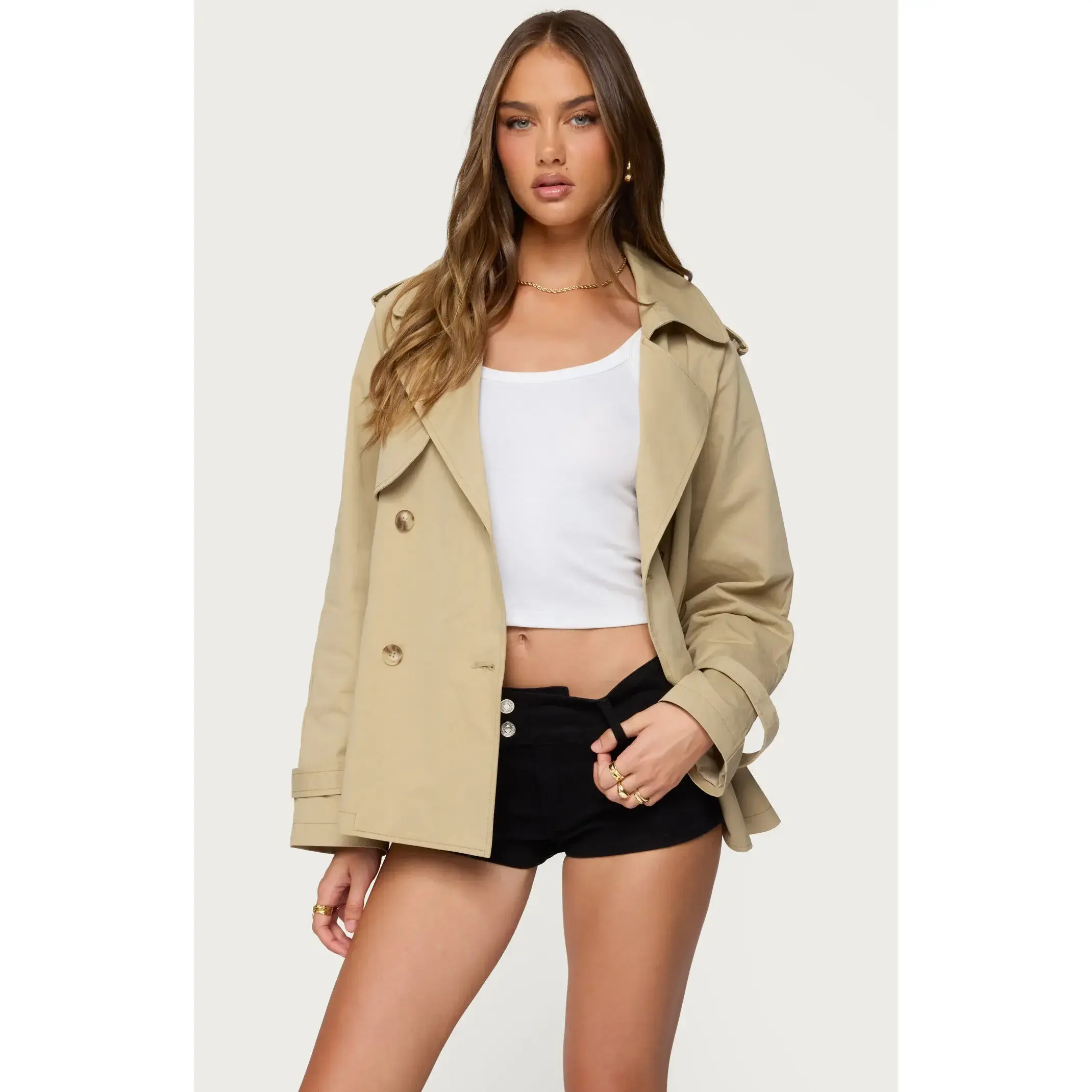 Edikted Women's Tobie Raglan Trench Jacket