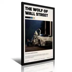 The Wolf of Wall Street Poster – Lightweight Premium Archival Paper Print, Modern Movie Wall Art Decor