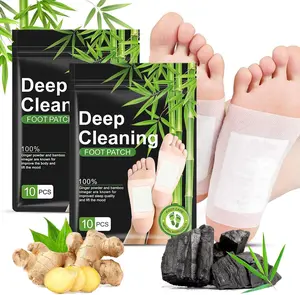 Rosemary Deep Cleaning Foot Patches,Ginger Powder,Bamboo Vinegar,Charcoal,Rosemary FootPads