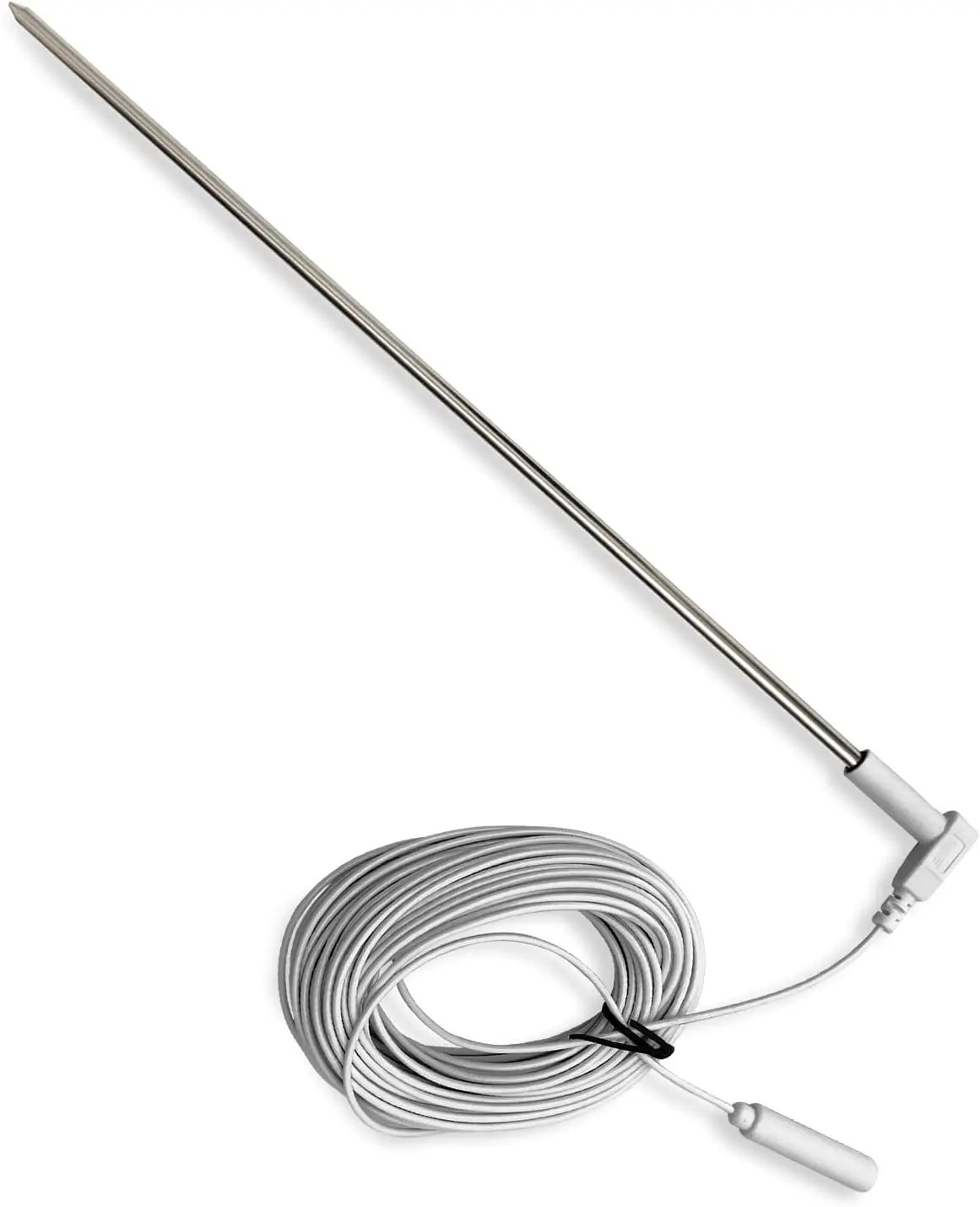 GroundLuxe Copper Plated Grounding Stake - 40 Ft Cord, Earth Connect Universal Rod for Outdoor Electrical Grounding Devices Cable Wire