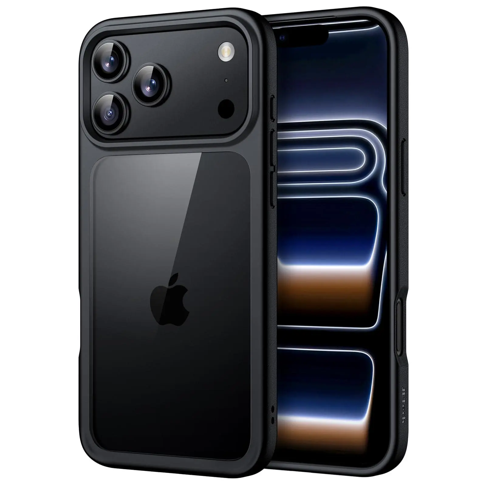 JETech Clear Back Bumper Case for iPhone 18 Pro Series, TPU Bumper, Shockproof Protection, Scratch Resistant
