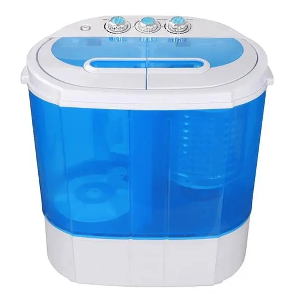 Zeny Portable Washing Machine with Portable Dryer - 4.4 lbs Compact High-Efficiency Unit with Spin Cycle, Separate Timer Control Settings, Independent Drain, Ideal for Closets, Bathrooms, 2 In 1 Washing Machine